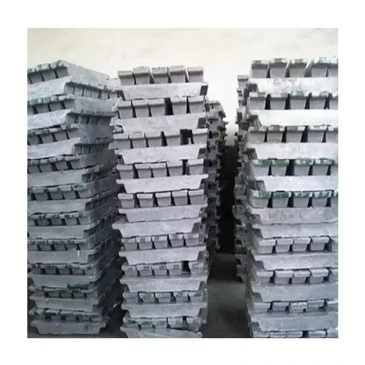 Wholesale High Quality Aluminum Metal Ingots 99.995% Alloy Primary Zinc Ingot Silver Zinc Bar Pure Zinc Ingot