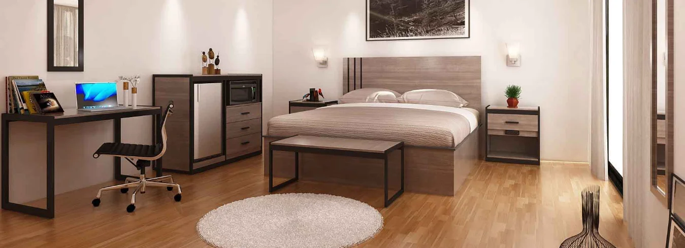 Ngoc Hoang Anh factory Bedroom for student factory bedroom furniture set or retail wooden bedroom sets origin Vietnam good price
