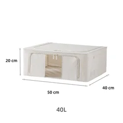 88L/66L Large Capacity Closet Blanket Waterproof NonWoven Travel Quilt foldable clothes organizer  storage box