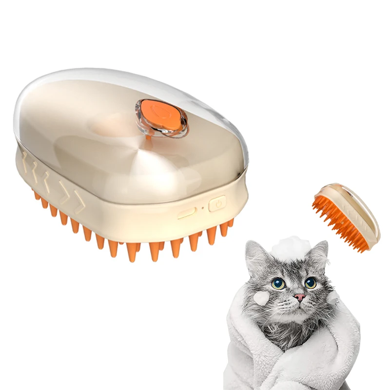 Hot selling Pet Products Pet electric spray comb Massage comb anti-flying hair bath brush Cat comb