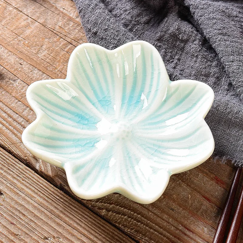 
Christmas Dinnerware flower Plate Party Decor Platter Snack Serving Tray for Nuts/Chips/Cookies/Candy Dish 