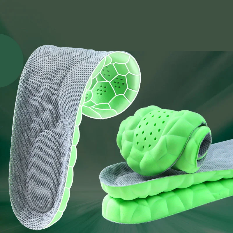 Breathable Mesh Shock Absorption Sport Shoes with 4D Cloud Foam and PU Insole Design