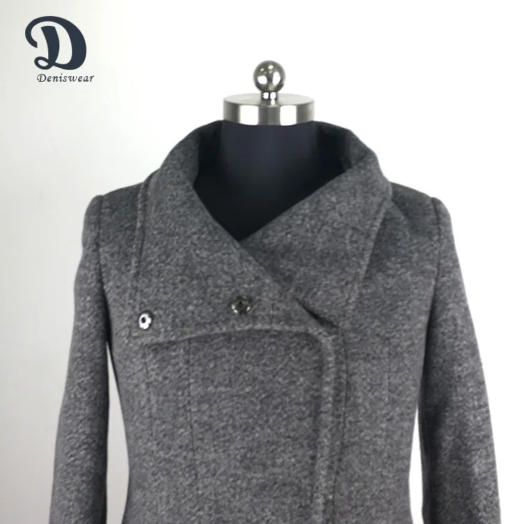New model fashion women woolen overcoat ladies long coat