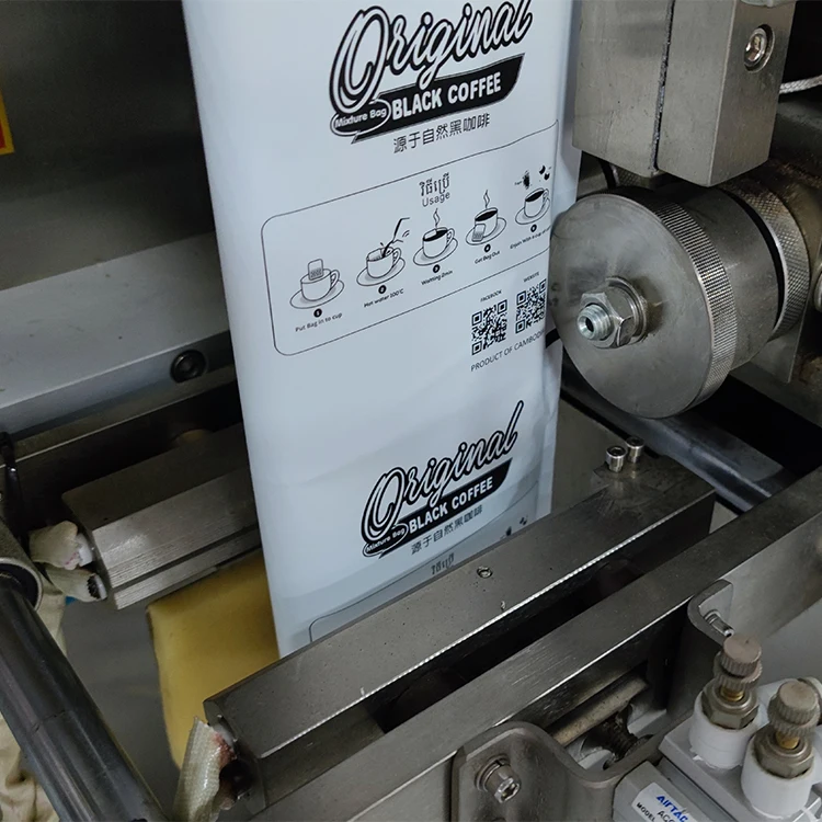 coffee aluminum foil laminated plastic roll film with chocolates milk powder sachet packing plastic film