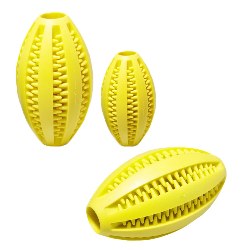 Hot Sale Rugby TPR Dog Squeak Ball Haustierspielzeug Dog Chew Toy Pet Interactive Toy Dog Teething Toys Footballs