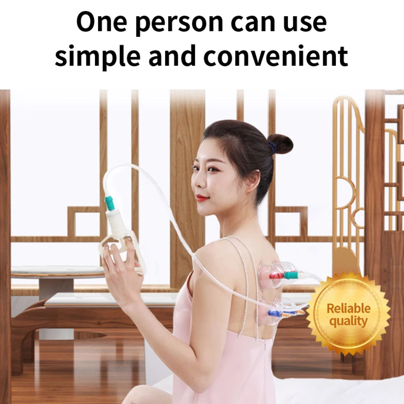 Hot Selling Household Medical Physical Therapy Chinese Vacuum Cupping Therapy Set Food Grade Silicone Cupping Hijama Cups