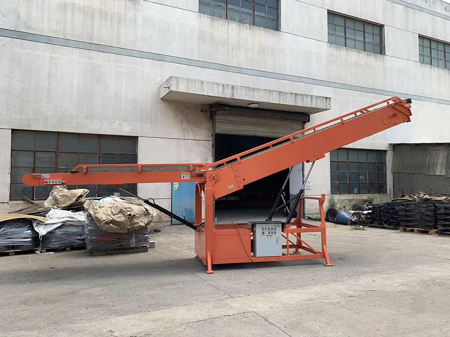 3-section telescopic PVC conveyor line efficient loading and unloading of logistics stainless steel conveyor price