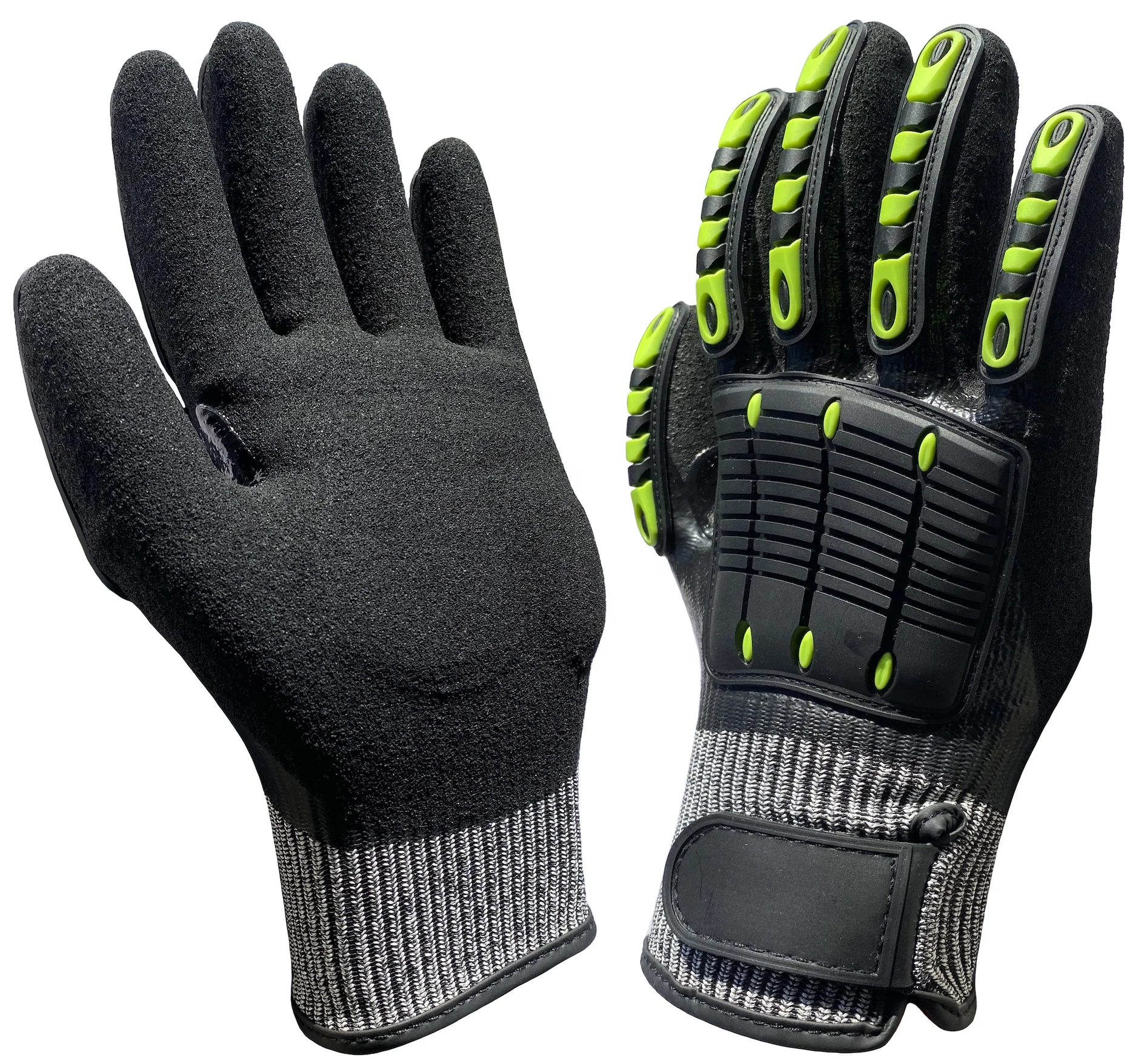 High Impact CUT 5 Resistant Gloves for Oilfield and Gas and Mining Industry Safety Working