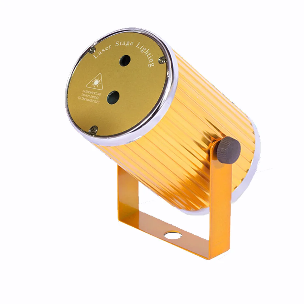 Christmas LED Cylinder Laser Dance Table Lamp Voice-activated KTV Bar Light Flashing Laser Lights