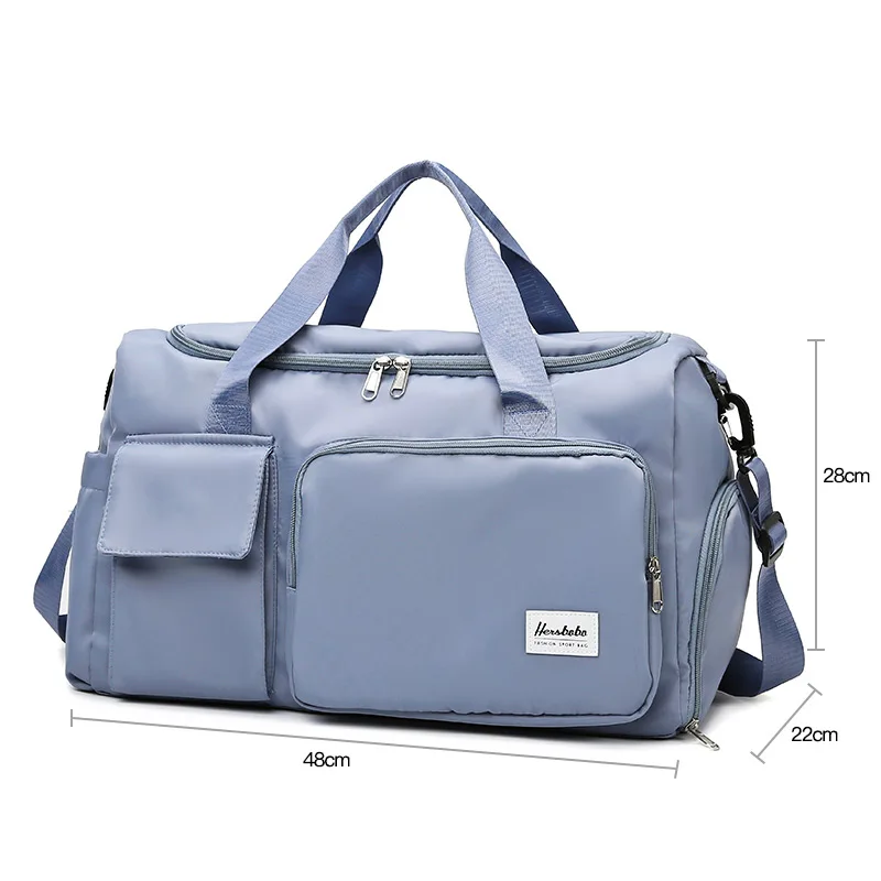 Hot Sale custom weekend organizer waterproof mens shoe outdoor colorful tote cross fitness gym duffel sports duffle travel bag