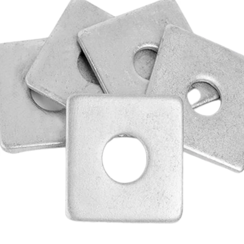 Competitive Price Customized Thickness 4-10mm Washer Shim Stainless Steel Square Washer for Connect