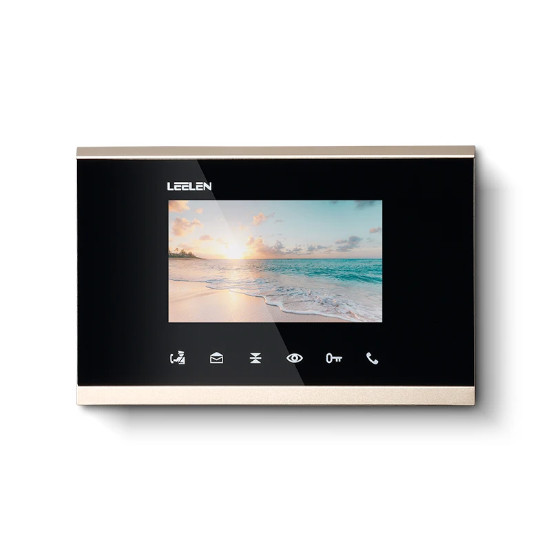 4.3 inch touch button Smart Security Home Door Bell Camera Multi-apartment doorbell15E&V33