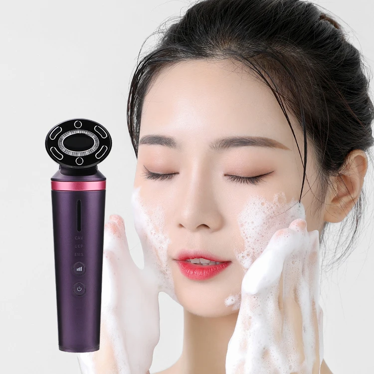 Fast Dispatch New Waterproof Anti-Aging Face Lift Popular Ultrasonic Beauty Device With Iontophoresis
