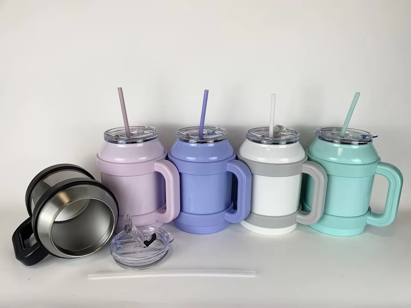 2023 50oz mug with handle  Adventure Quencher Travel mug pitchers with handle and lid big tumbler with customized logo