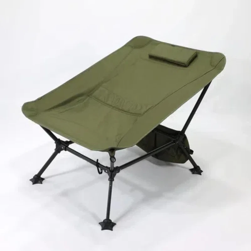 Solid color Oxford cloth folding chair Metal Solid fishing chair Ultra light portable leisure custom beach chair