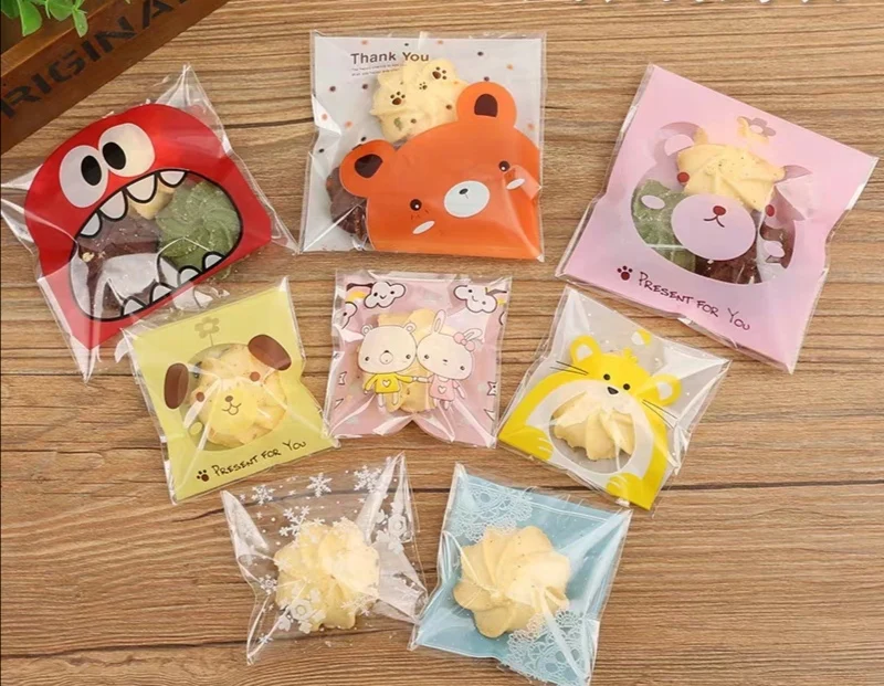 
Custom printed bopp clear cute candy bag with own logo 