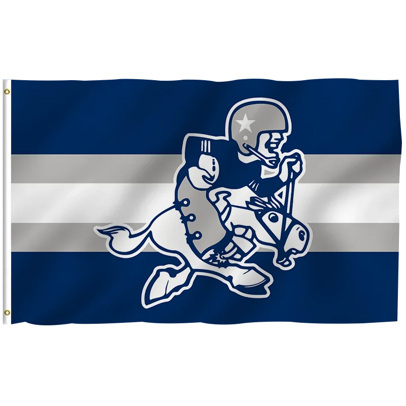 In Stock All Football Team Flag 3x5ft High Quality Custom Design Dallas Cowboys Banner 100% Polyester Sports Nfl Flag