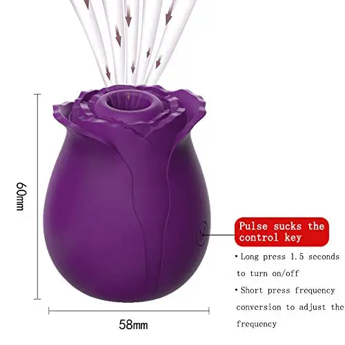 
Drop Shipping blue red Mini Silicone Clitoris Sucking Massager Pussy Vibratore Clit Model Roses Suck Sex Toy Women Rose Vibrator 