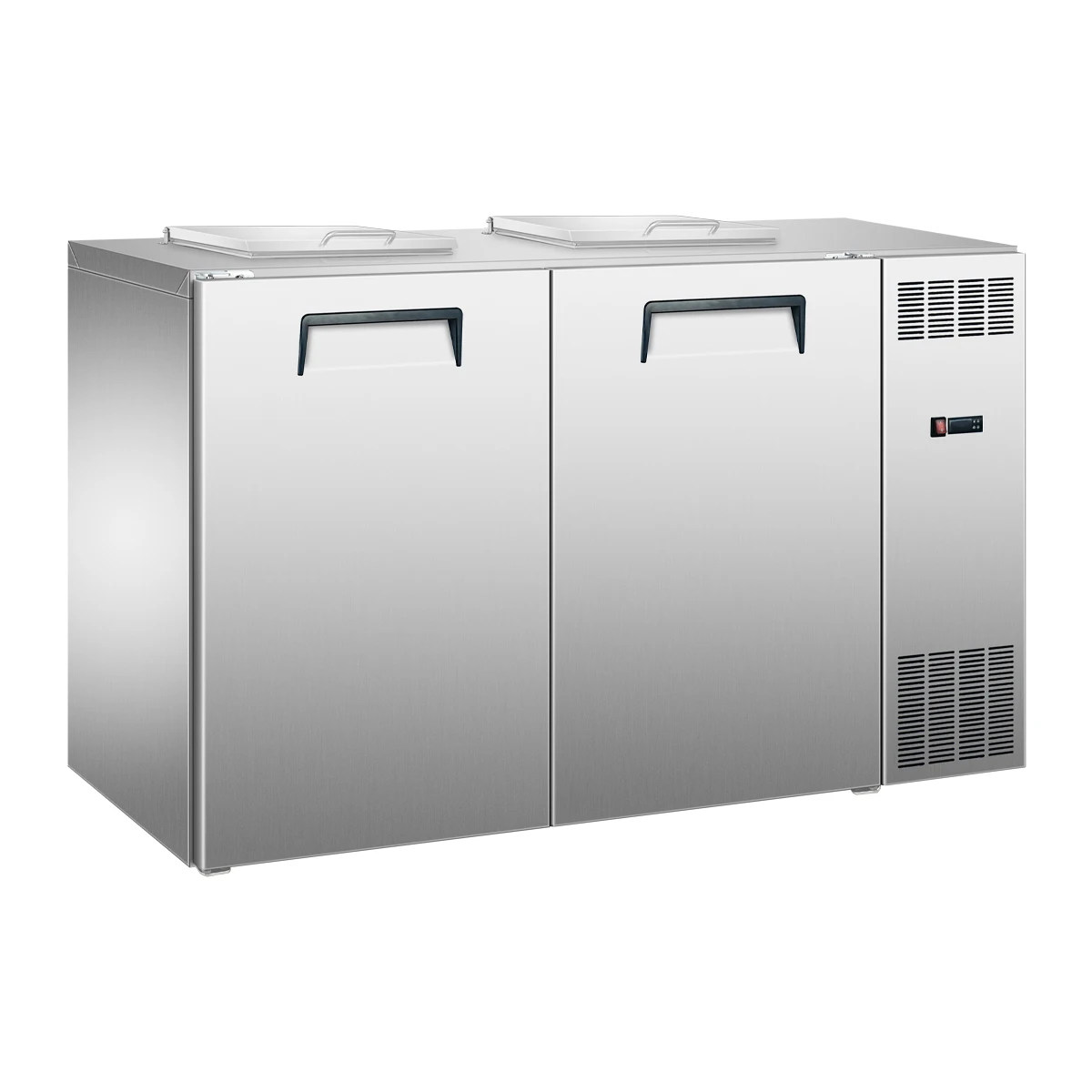 Reduce the smell of garbage double door commercial chiller decrease the food breakdown hygenic waste cooler for kitchen waste