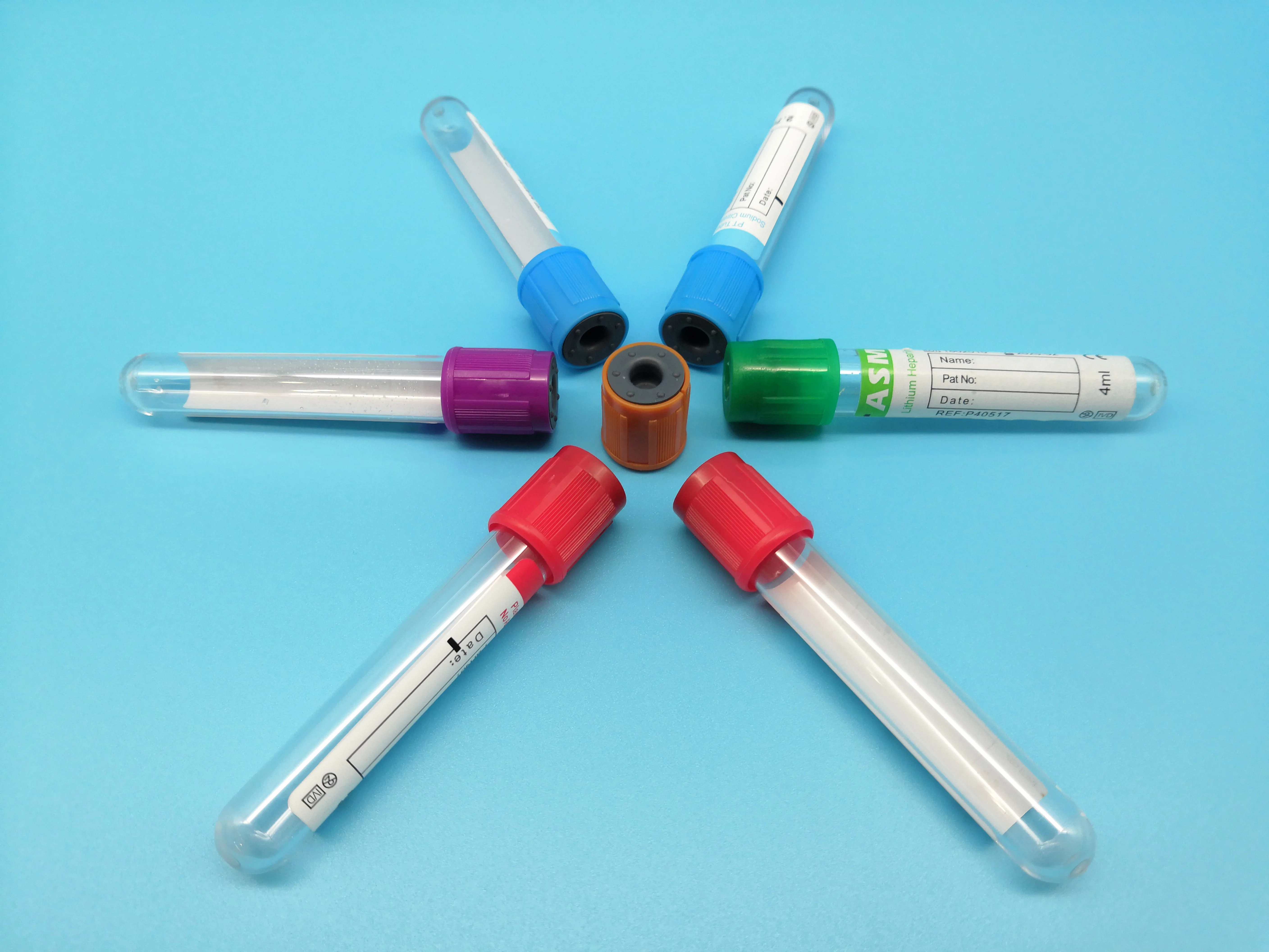 High Quality Yellow Red No Additive Vacuum Blood Collection Tube