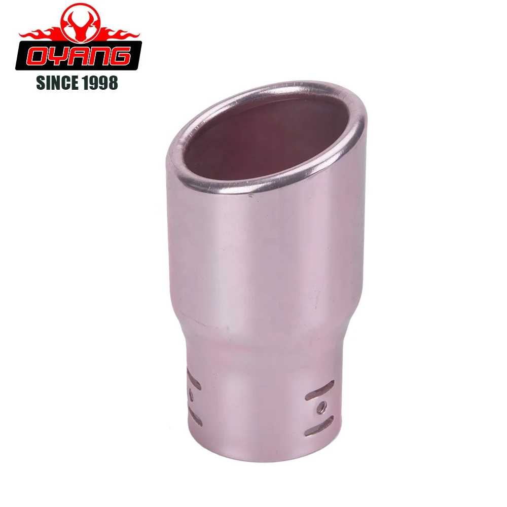 Oy165 High Blue Red Carbon Aluminium Universal Car Exhaust Engine Exhaust Tips