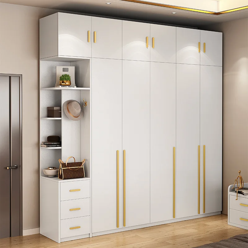 ULT-YJ-90  Modern  bedroom wardrobe designs  luxury  apartment cabinet rental room storage customized wardrobes