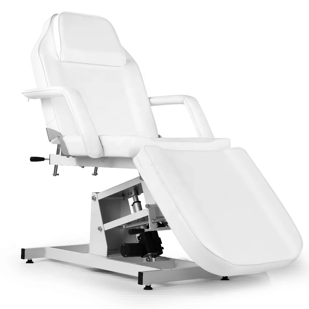 Electric massage bed for spa beauty Comfortable adjustable facial chair White beauty spa chair for massage