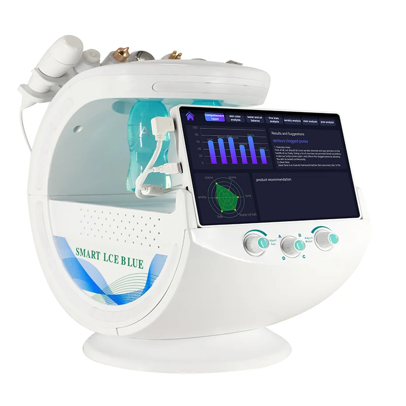 Top China Supplier 7 In 1 Multi Function Skin Tightening Hydra Beauty Hydro Dermabrasion Facial Machine for Spa Clinics