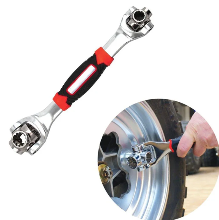 48 in 1 Multifunctional Socket Wrench 6-Point Universal Wrench with 360 degree Rotating Heads