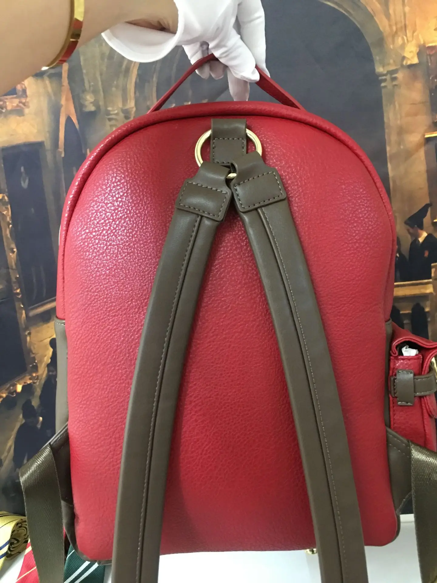 Harry Backpack Potter | Hogwarts School Rucksack | Gryffindorr Hufflepuff Ravenclaw Slytherin Kids Bookbag | Red