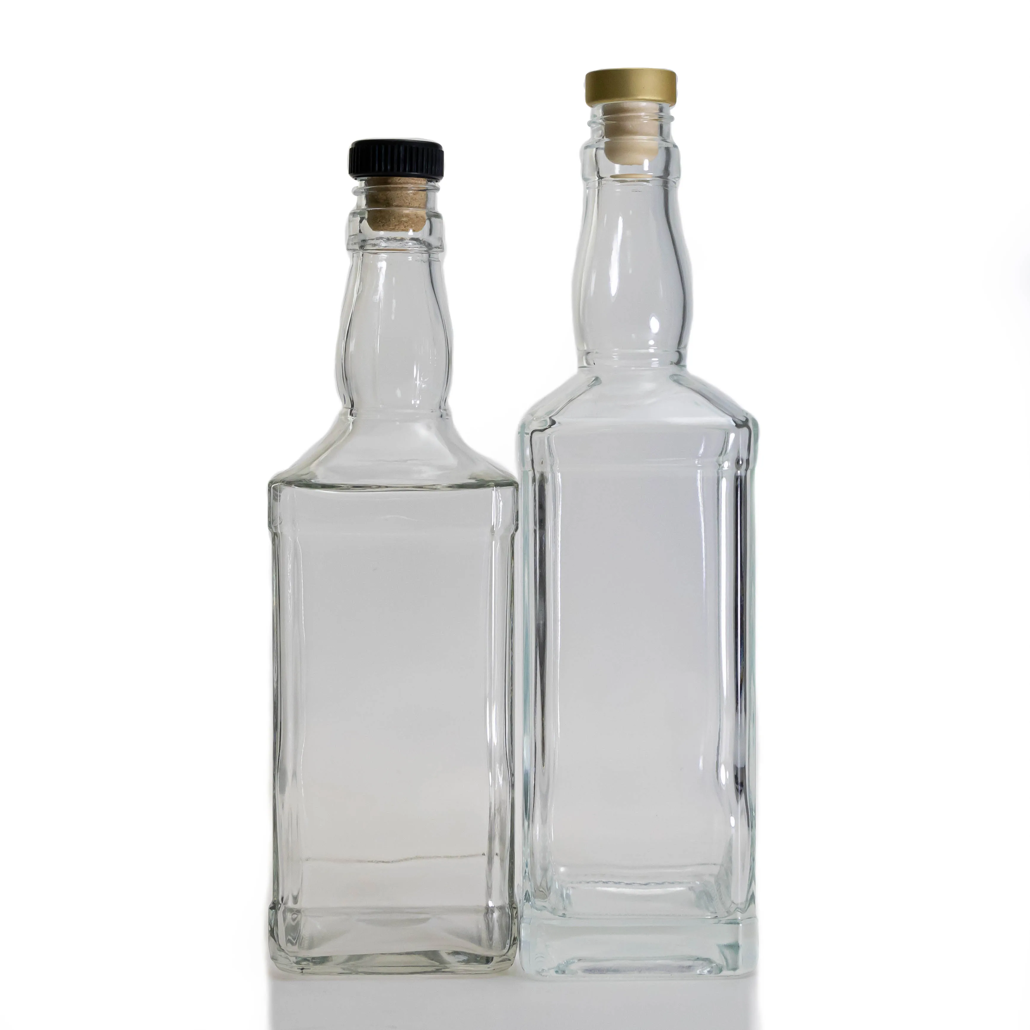720ml Glass Wine Bottle Clear Color Glass Bottle Jack Daniels Whiskey Bottle For Wholesale