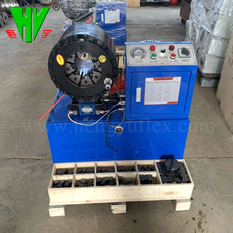 Hydraulic equipment hose crimper hydraulic hose crimping tool