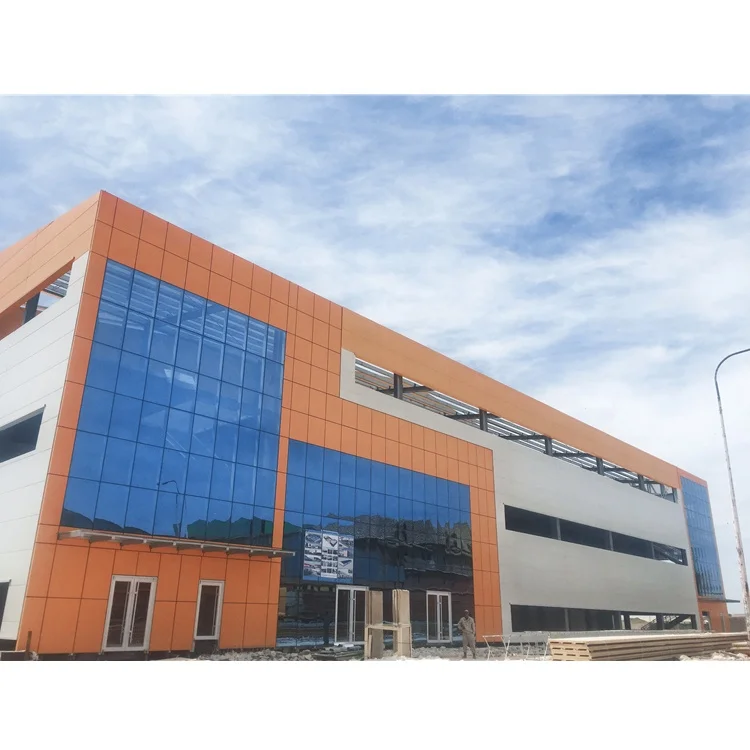 Pre Engineered Fabricated Cheap Prefab Warehouse With Mezzanine