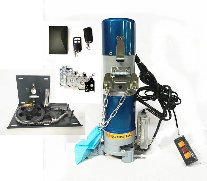 Copper  Coil AC 600kg Roller Side Motor  With 433HZ Receiver And Remotes Automatic Operators For Door