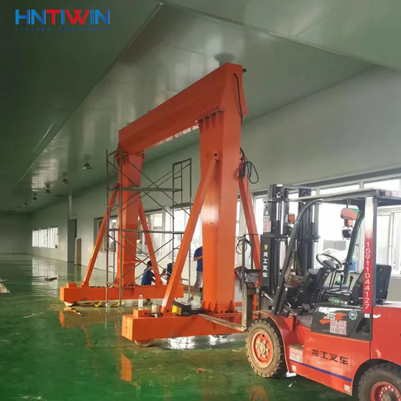 CE APPROVED Small Gantry Crane For Handling Steel Coil