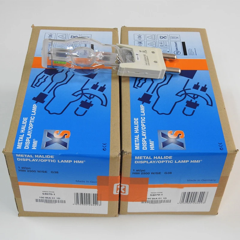 HMI 2500W/SE XS G38 Stage Chasing Light Metal Halide Display/Optic Lamp Bulb Arri Movie Dysprosium Lamp 54070-1