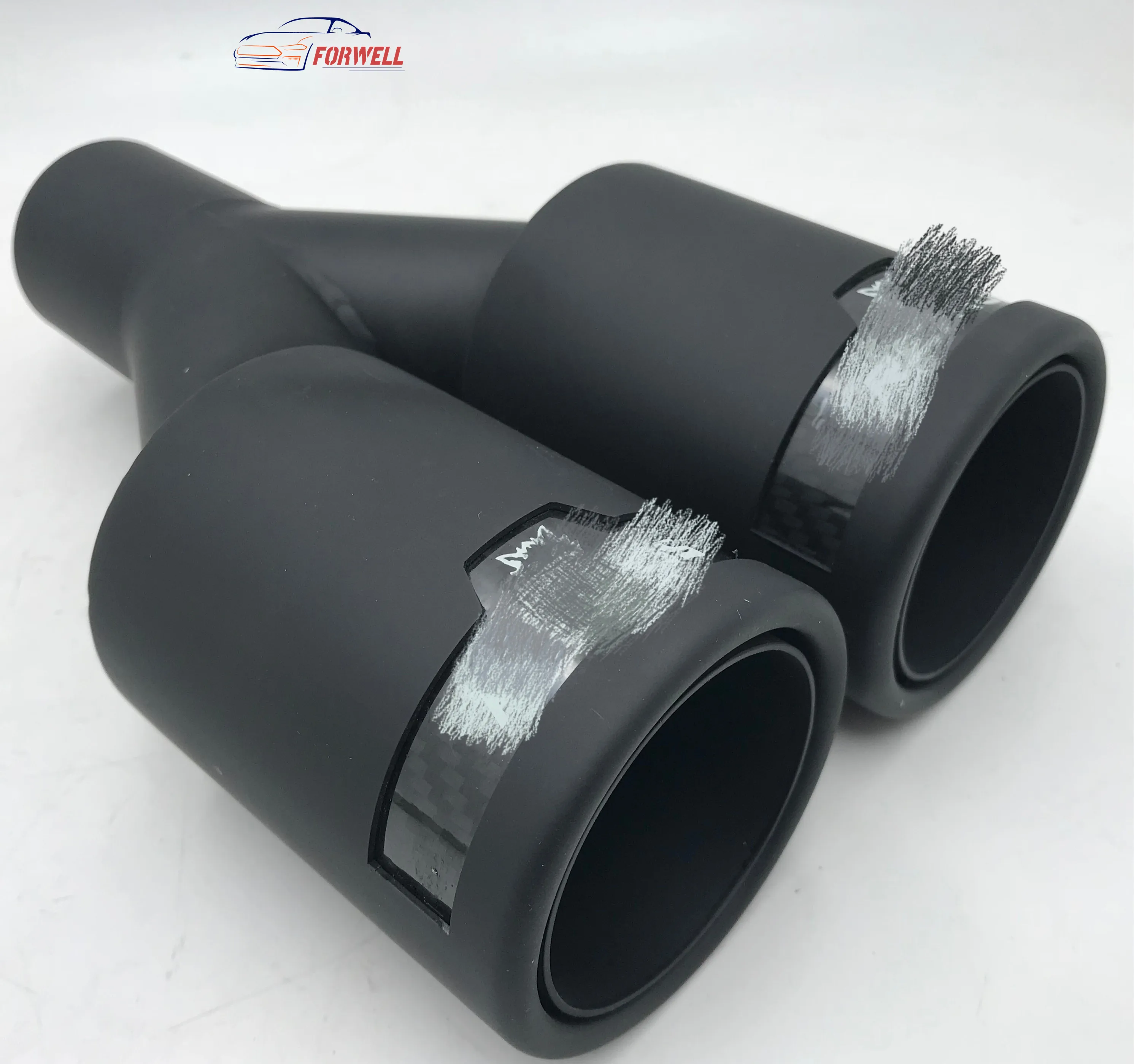 
stainless steel muffler dual for muffler end pipe auto exhaust tailpipes 