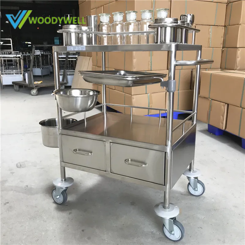 Factory Price Medical Drug Hospital Trolley Customizable