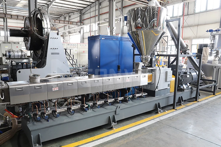 Underwater Plastic pe compounding machine color masterbatch hdpe twin screw extruder with pelletizing line