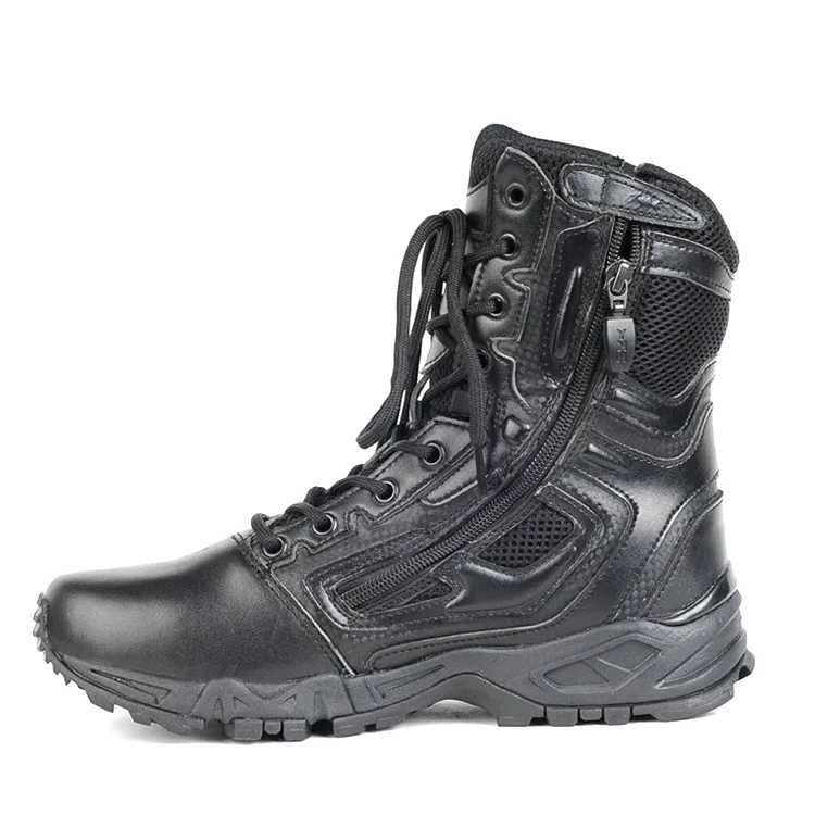 2024 Combat Tactical Boots Ankle Boots Black for Men Cotton Fabric Jiangsu Winter Boots