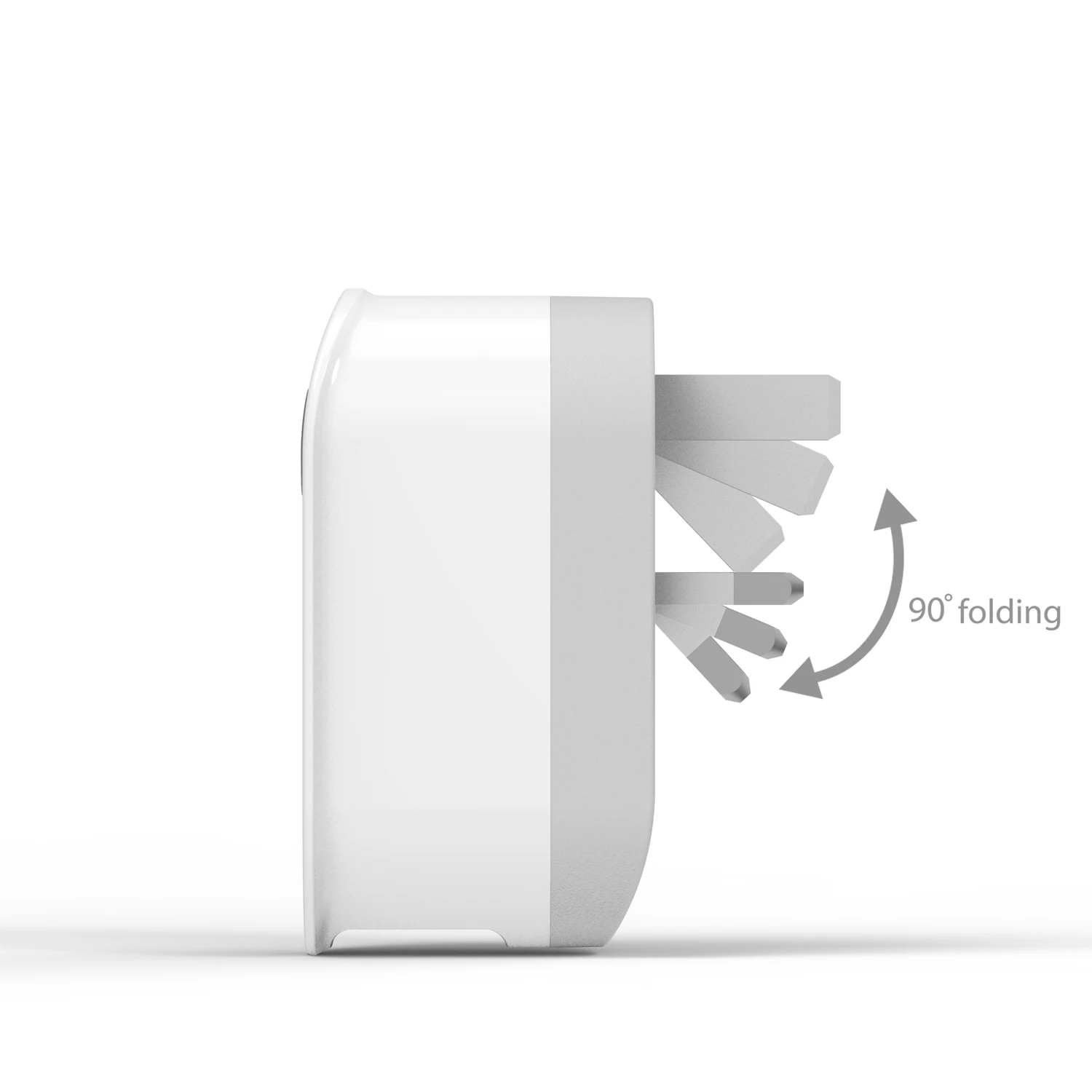 budi/oem new arrival dc timer switch charger fast mobile charger foldable plug with 2 usb timer charger