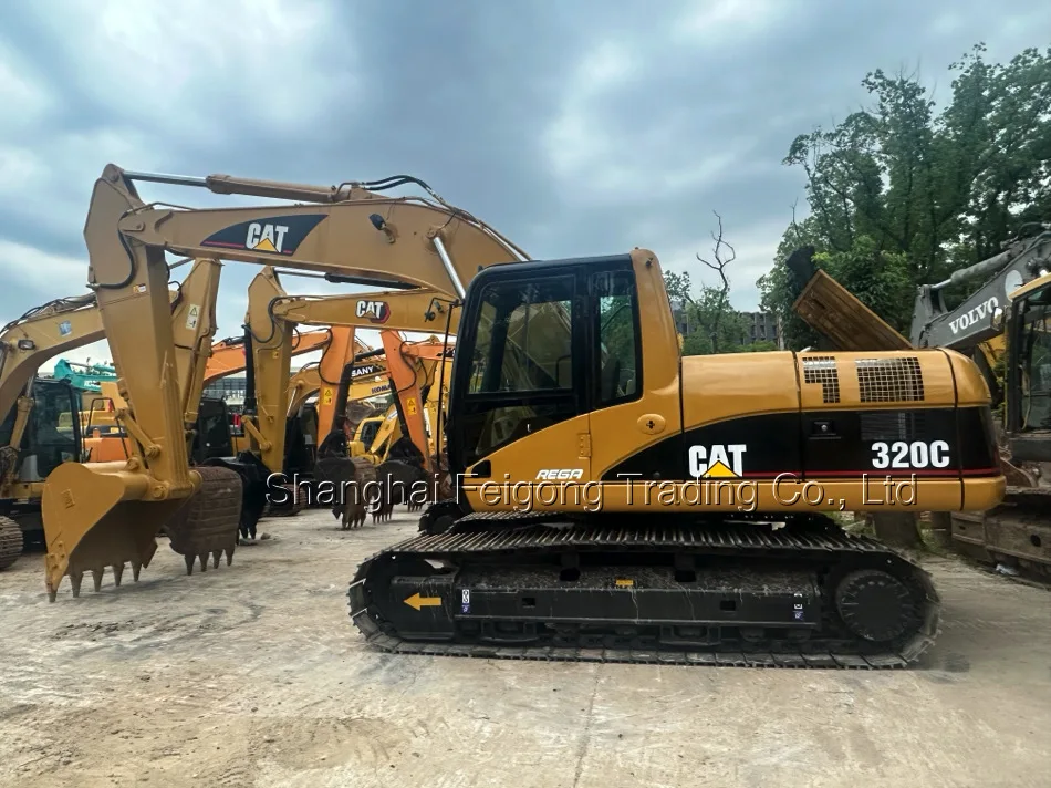 Лидер продаж высококачественный экскаватор Caterpillar CAT 320C гидравлический гусеничный станок 20 тонн