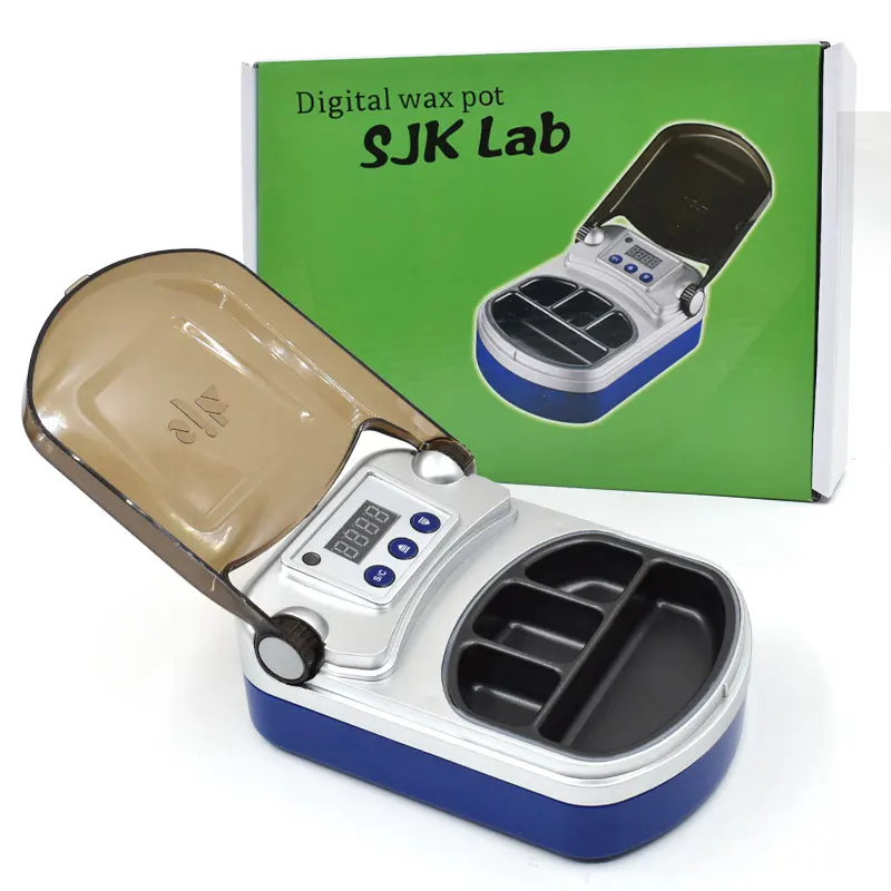 Dental Lab 4 Well Wax Heater Dipping Pot Portable Analog Heater LED Display Lab Dental Tool