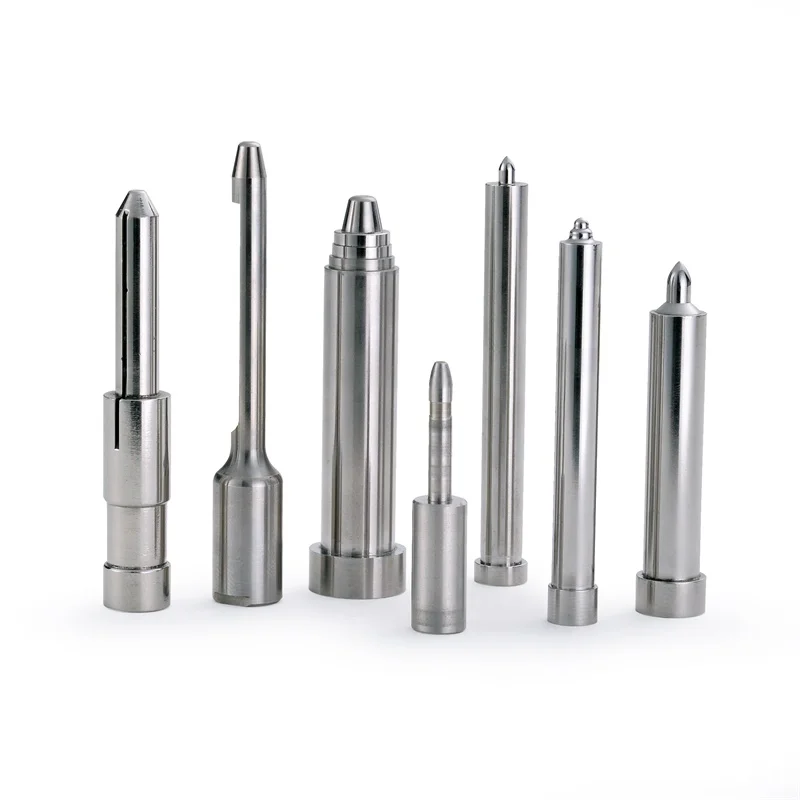 Customized Precision Mold Parts SKD 11 Flat Punch Pin Mold Steel Punch And Dies Punch Pins for Stamping Dies