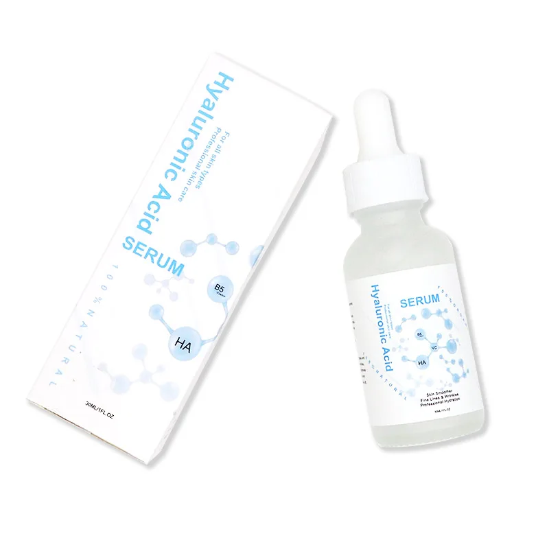 OEM Private Label 30ML Hot Selling Face Essence Tightening Skin Deep Moisturizing Smooth Beauty Skin hyaluronic acid Serum