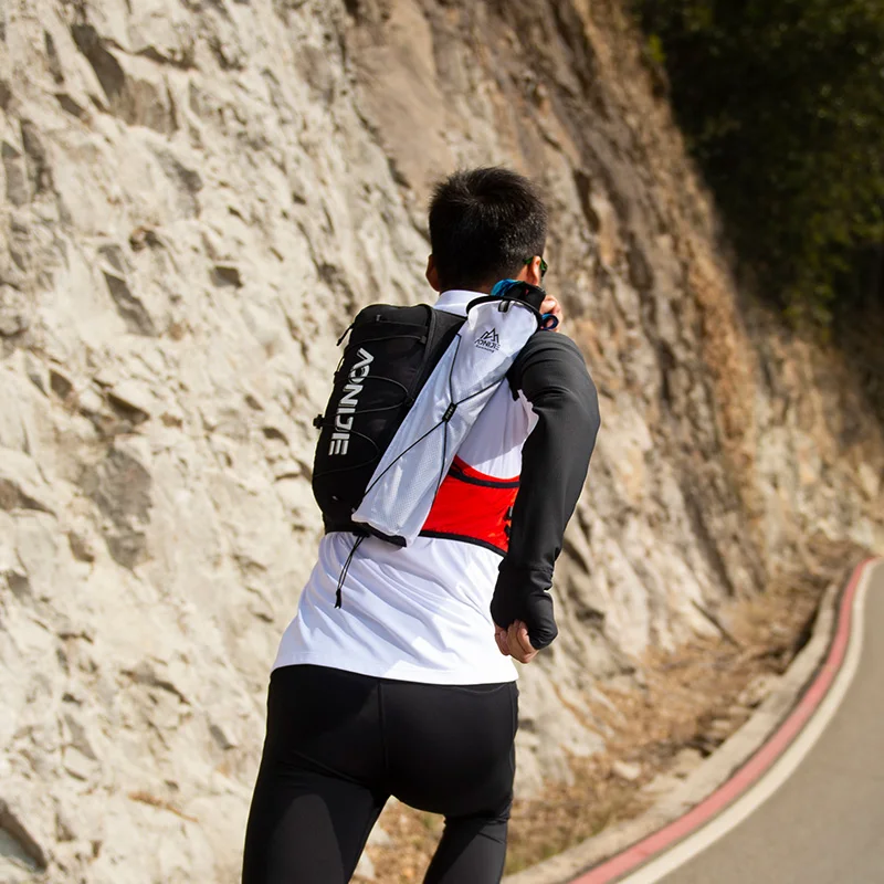 AONIJIE E4418 Black White New Design Trekking pole Storage Bag Running Sports Drawstring design Easy to Tighten Alpenstock Bags