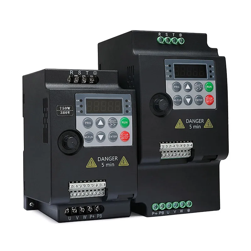 VFD 220V TO 380V Economical Variable Frequency Drive Converter Inverter 1.5/2.2/3.7/4/5.5/7.5/KW Motor Speed Controller