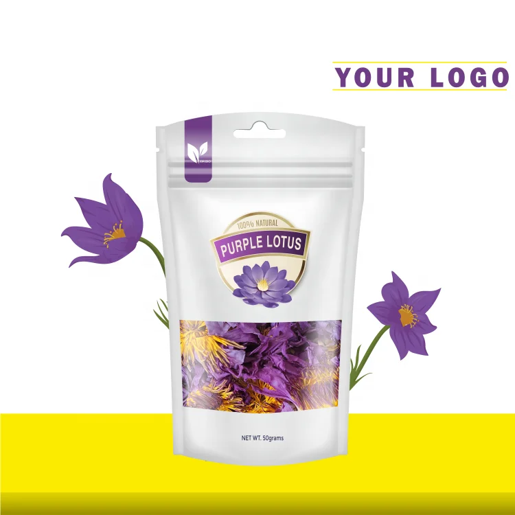 Customized Packaging Whole Flower Blue Purple Lotus Tea