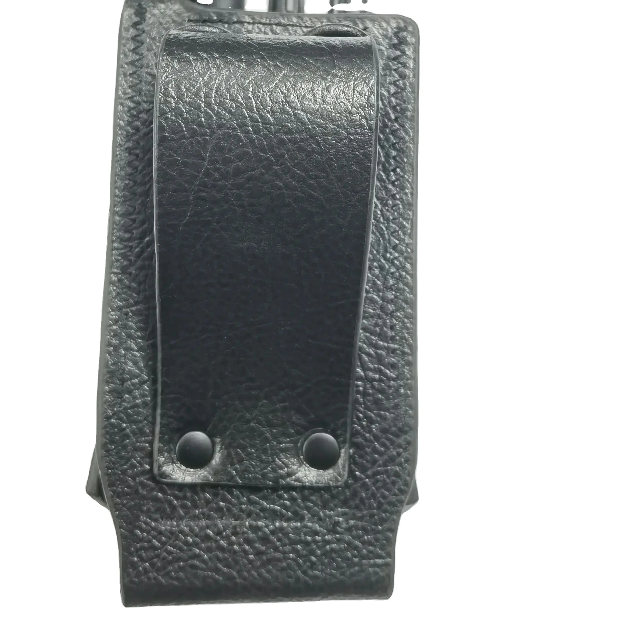 R7 Two way radio Full Leather Holster case full keypad leather cover With Strap attach Carry Case for Motorola R7