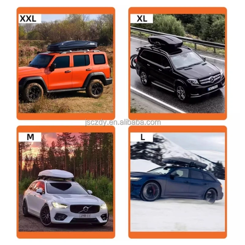 Roof Universal Luggage Box For SUV Car Top Cargo 420L-900L Top Cargo White Black Sports
